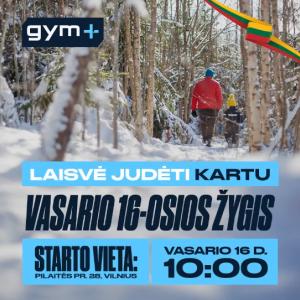 GYM PLIUS | Vasario 16-osios žygis
