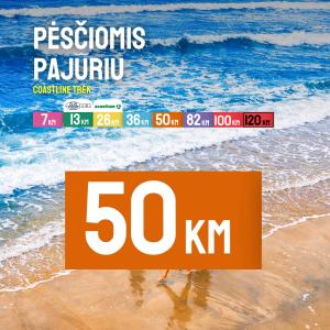 TrenkTuras Coastline trek: Pėsčiomis pajūriu Kuršių nerijoje'26 - 50 KM