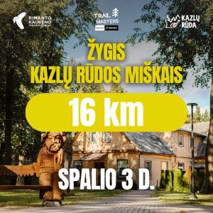 Trail Masters: žygis Kazlų Rūdos miškais'26 - 16 KM