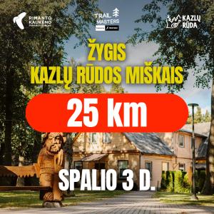 Trail Masters: žygis Kazlų Rūdos miškais'26 - 25 KM