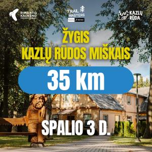 Trail Masters: žygis Kazlų Rūdos miškais'26 - 35 KM
