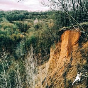 Jiesios kraštovaizdžio draustinio atodangomis (6 km)
